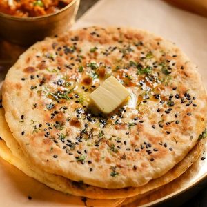 Amritsari Masala Kulcha plate