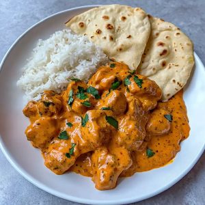 Butter Chicken with Rice or Naan