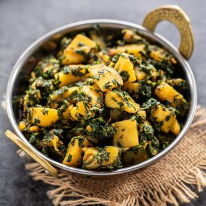 Aloo Palak (V)