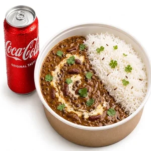 Daal-Makhani & Rice + Coke