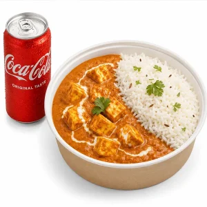 paneer Butter Masala & Rice+Coke